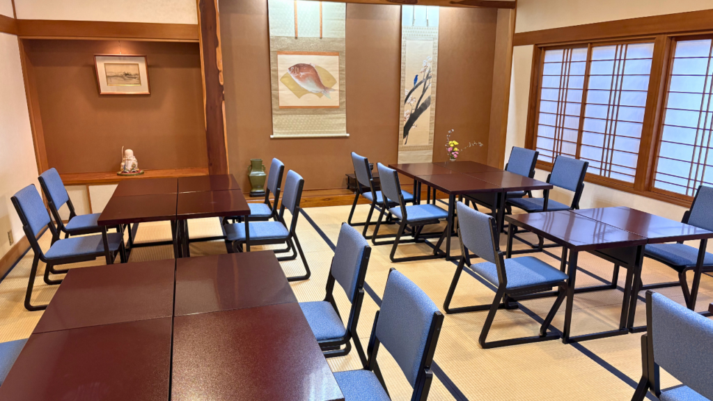 日本料理古俣, 1階の広間
