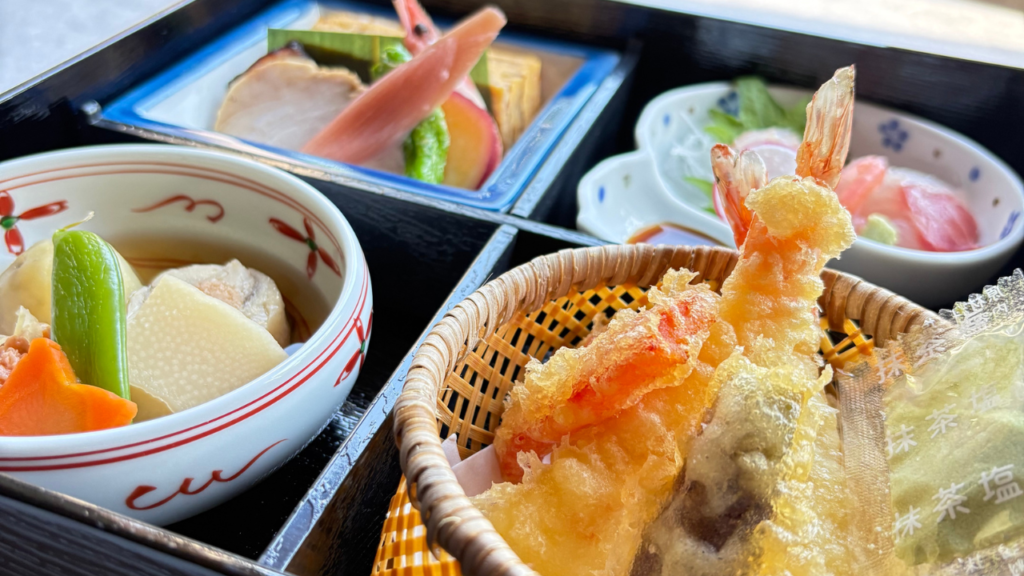 日本料理古俣の松花堂弁当