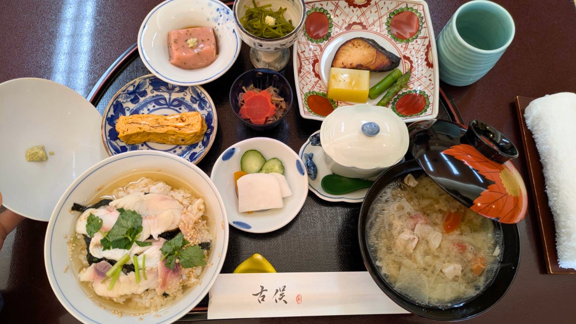 贅沢ランチ(鯛茶漬け), 日本料理古俣